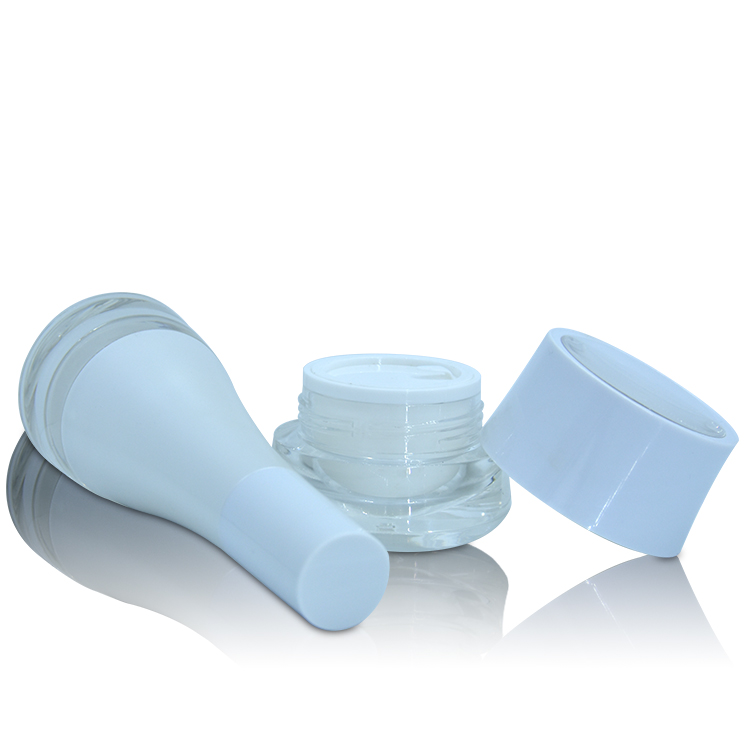 30g 50g Pretty High End Acrylic Plastic Skin Care Cream Jar With Screw Cap For Cosmetic Packaging