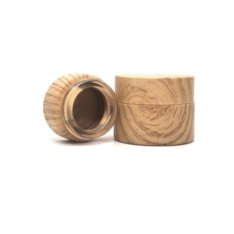 30g 50g Wood Packaging Cosmetic Glass Face/Eye Cream Jar Cream with Bamboo Cap