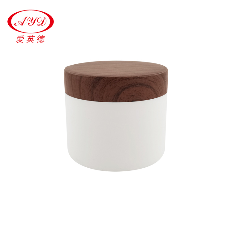 30g 50g Wooden Pattern PP Cream Jar Cosmetic Beauty Packing Factory Sale Manufacturer Customized Samples Jars Available