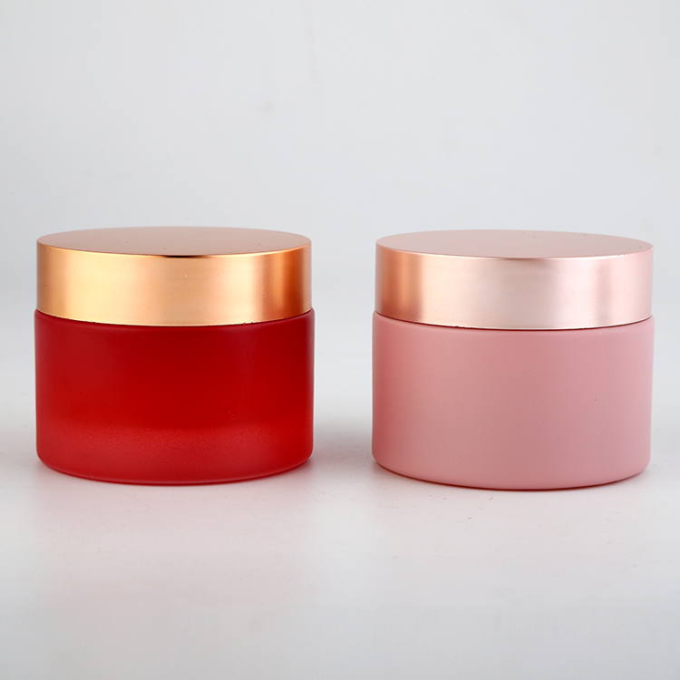 30g 50g cream glass jar for glass cosmetic jar with lid
