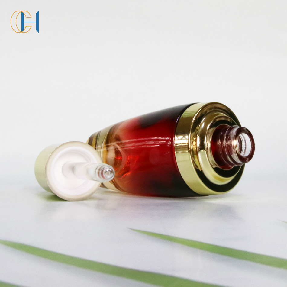 30g 50g eco friendly Cosmetic frosted glass cream jar lotion spray pump bottle