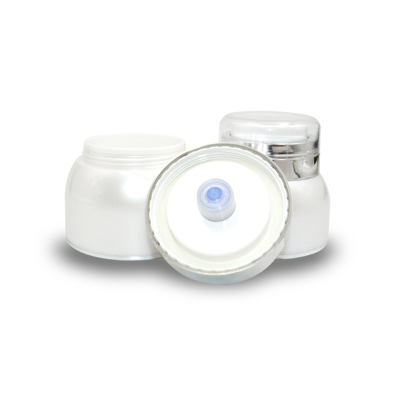 30g 50g empty cosmetic packing acrylic airless pump cream jar