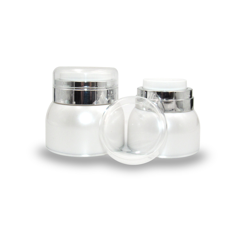 30g 50g empty cosmetic packing acrylic airless pump cream jar