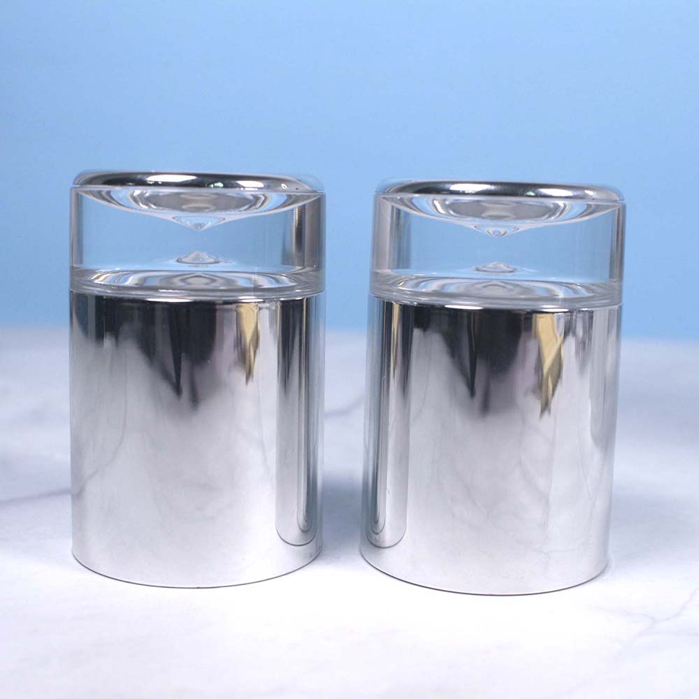 30g 50g frosted jar with silver lid 100ml glass bottle with Silver water drop cover, cosmetics packaging for skin cream