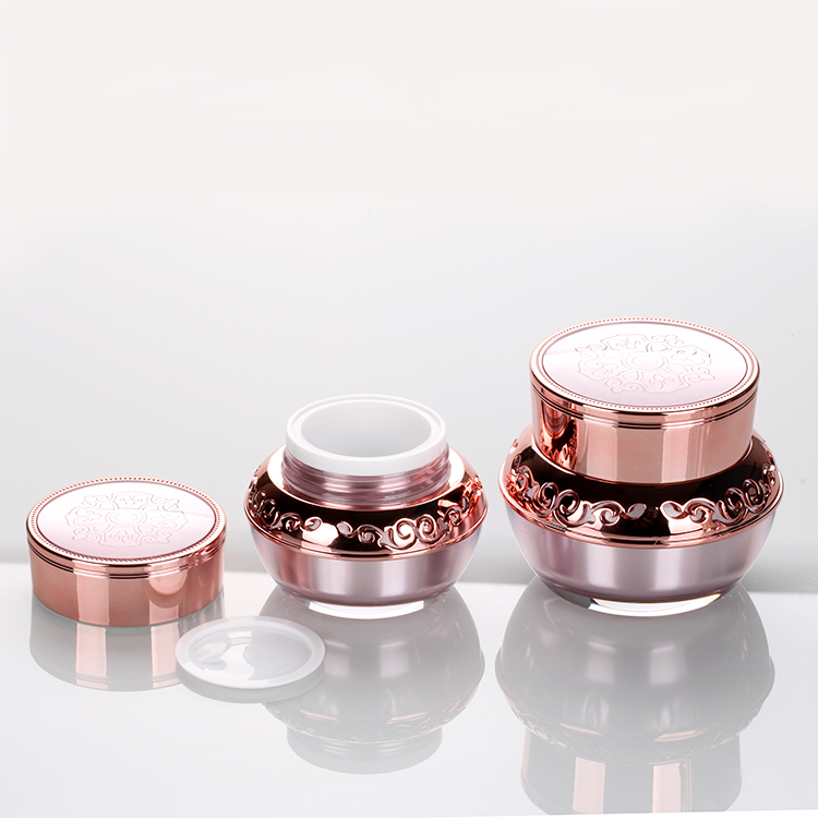 30g 50g luxury new design skin care cream jar cosmetic packaging set witn linner