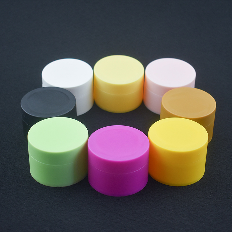 30g 50g matte white/black/yellow/pink/orange/green PP cream jar Cosmetic Container frosted jar
