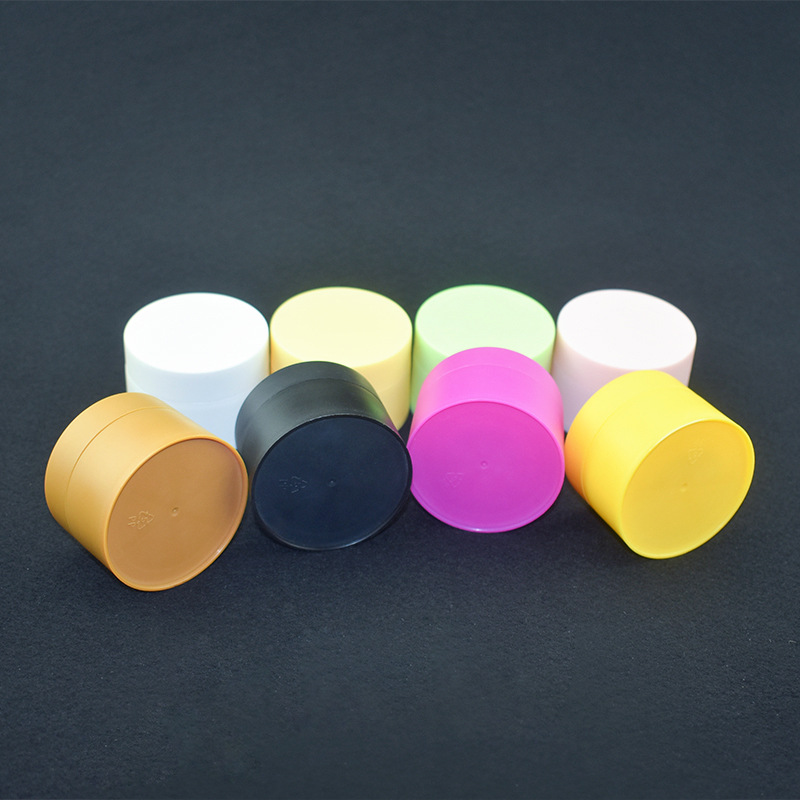 30g 50g matte white/black/yellow/pink/orange/green PP cream jar Cosmetic Container frosted jar