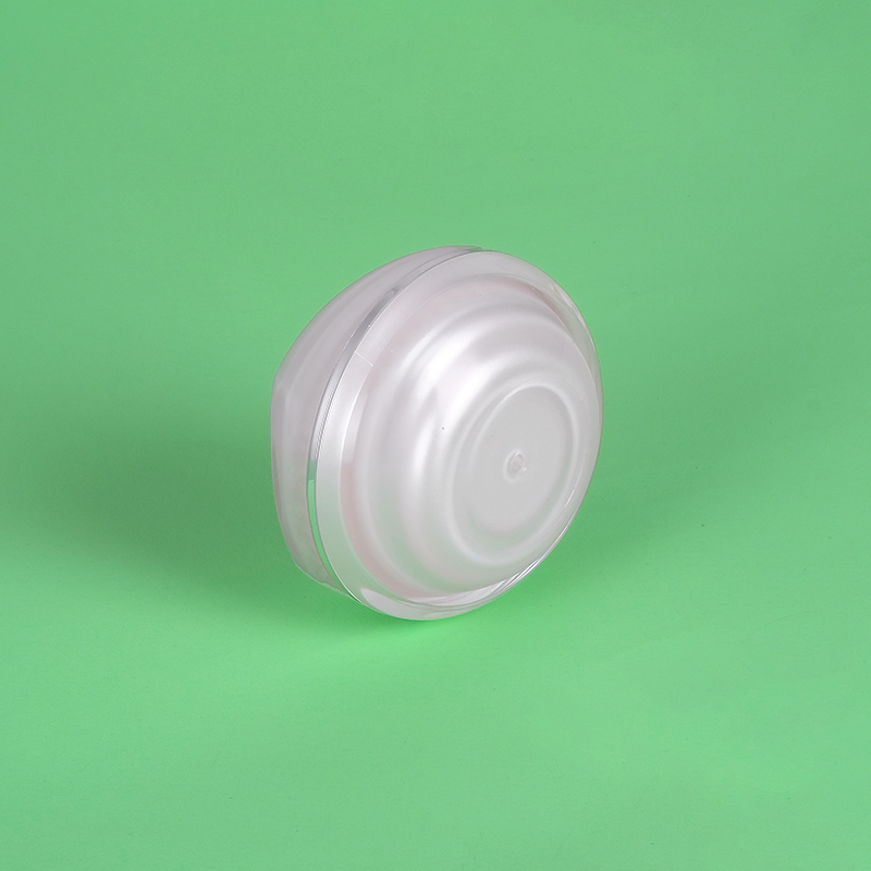 30g 50g pearl white kosmetik pot round luxury empty cream container acrylic cream jar for skin care packaging