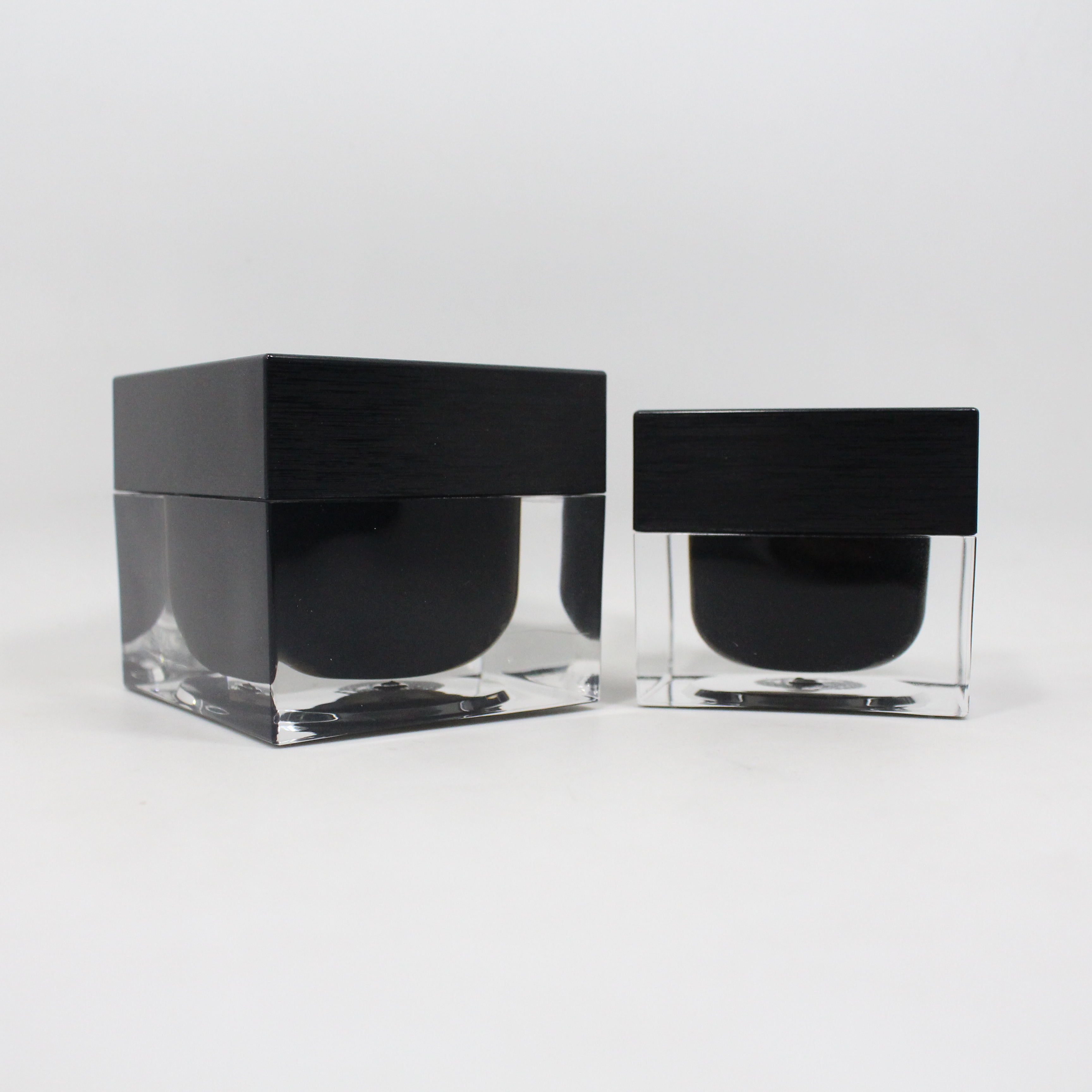 30g 50g square cosmetic acrylic cream jar container jar in stock ecofriendly cosmetic packaging