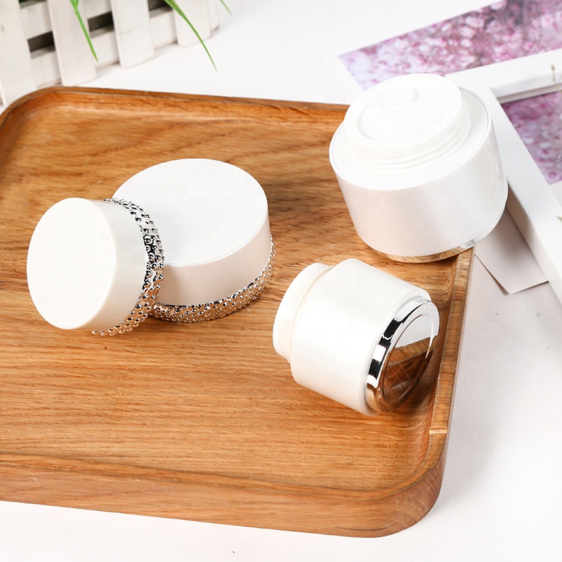 30g 50ml luxury cosmetic facial hand lotion cream container empty eye acrylic cream jar bottle