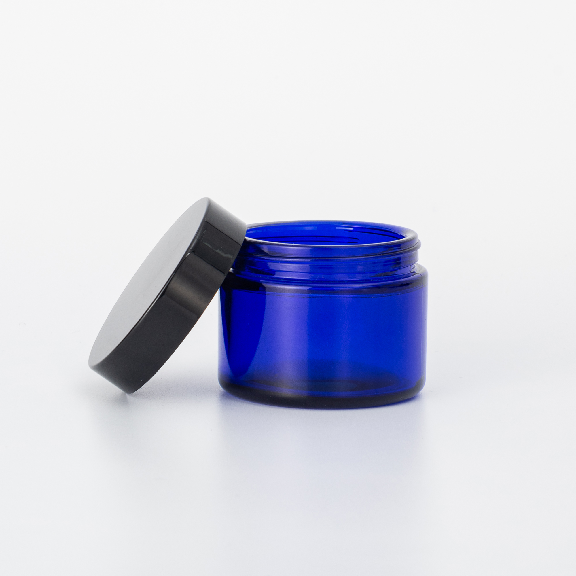 30g 60g 100g 120g cobalt blue glass cream jars blue cobalt glass jars blue glass jar