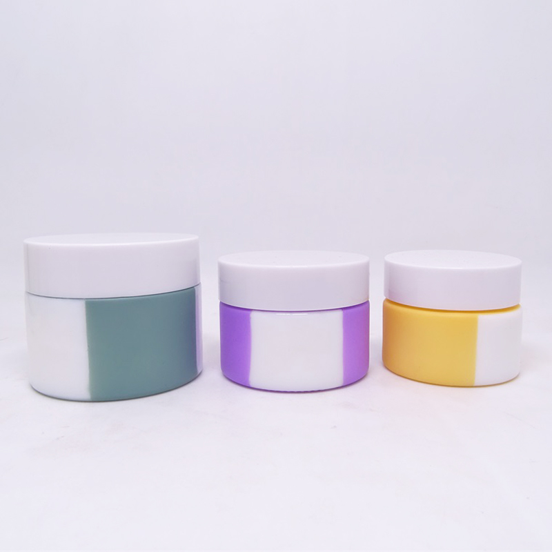 30g 60g 120g cosmetic opal white cylinder glass jar with bakelite white lid cream glass jar with round lid