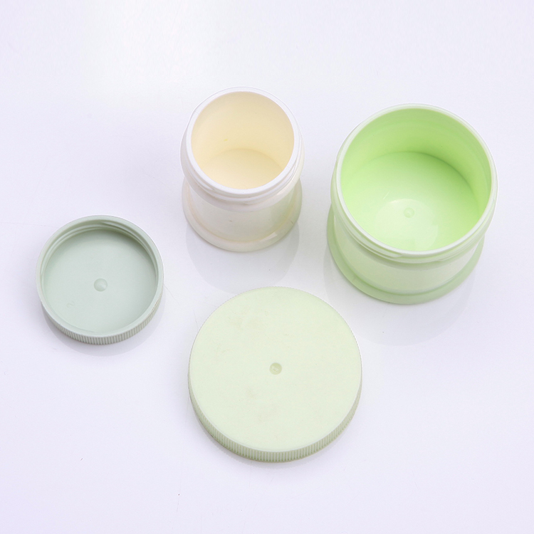 30g-60g hot-selling special-shaped straight-tube cream jars and straight-grain screw cap plastic packaging jars