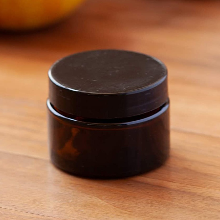 30g Brown aMBER Cosmetics Skin Care Cream Container Glass Jar