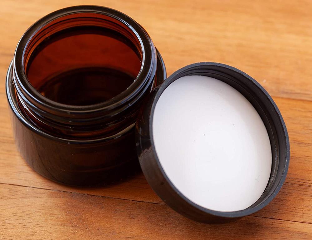 30g Brown aMBER Cosmetics Skin Care Cream Container Glass Jar