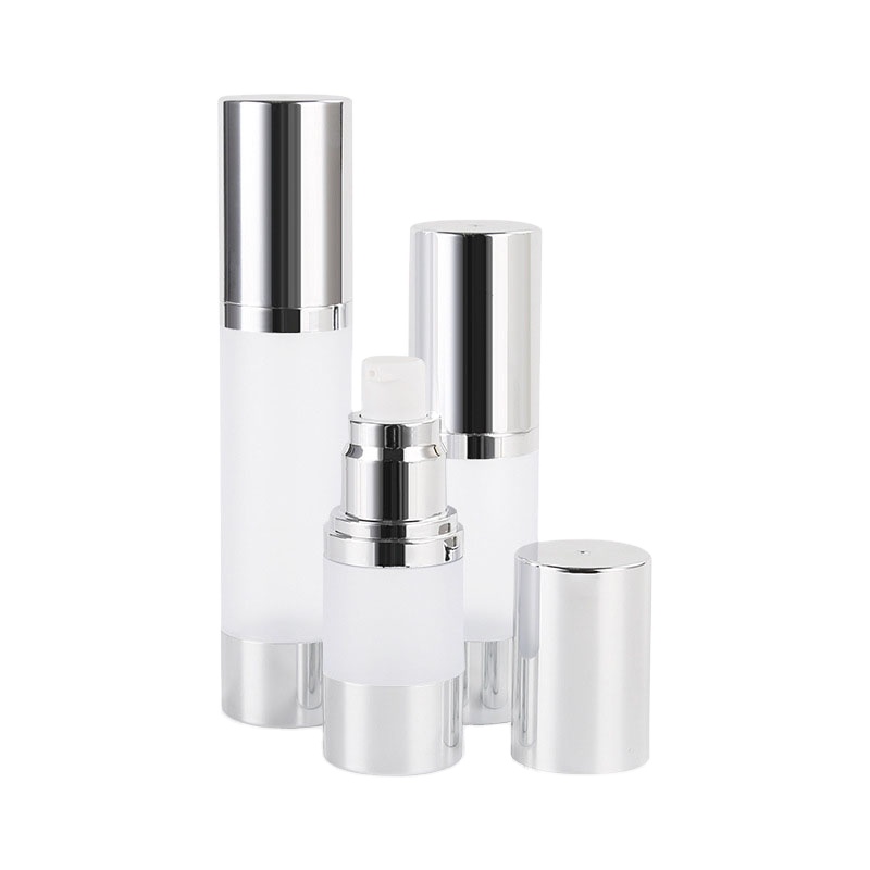 30g Clear With Gold Cap Acrylic Empty Refillable Face Bottle Cream Jar Cosmetic Sample Container With Liners And Screw