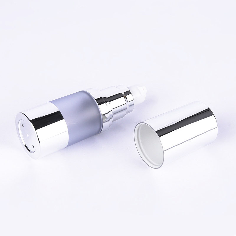 30g Clear With Gold Cap Acrylic Empty Refillable Face Bottle Cream Jar Cosmetic Sample Container With Liners And Screw