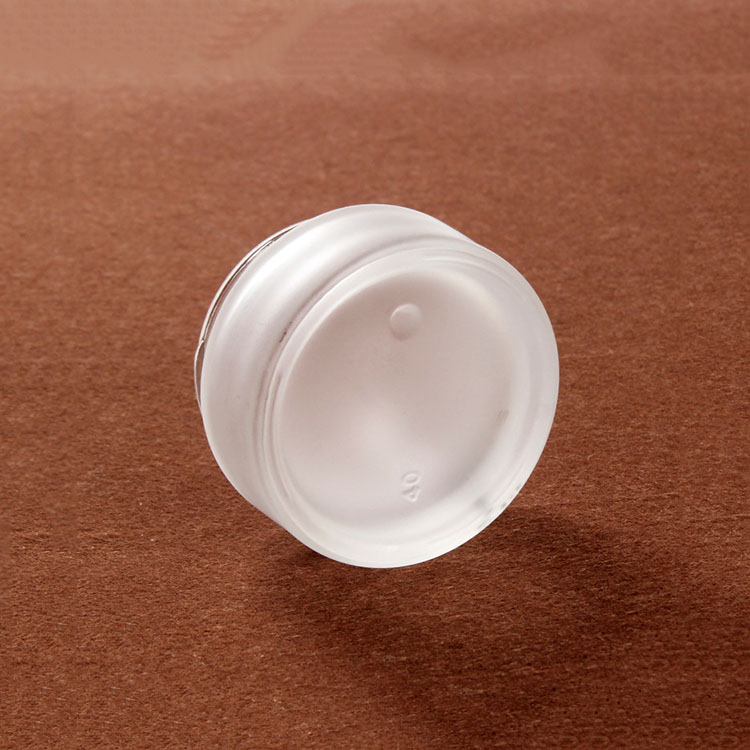30g Cosmetic Scrub Glass Cream Bottle Eye Cream Mask Packaging Container with Silver Acrylic lid