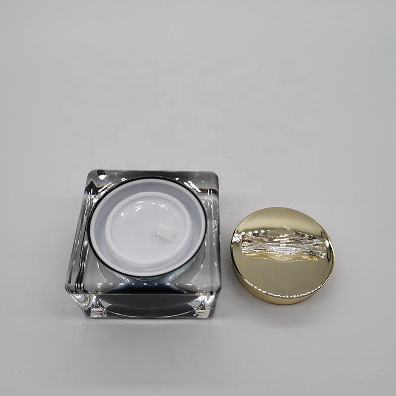 30g Cream Jars Cosmetic Acrylic Face Hand Cream Jar Custom Plastic Cream Container