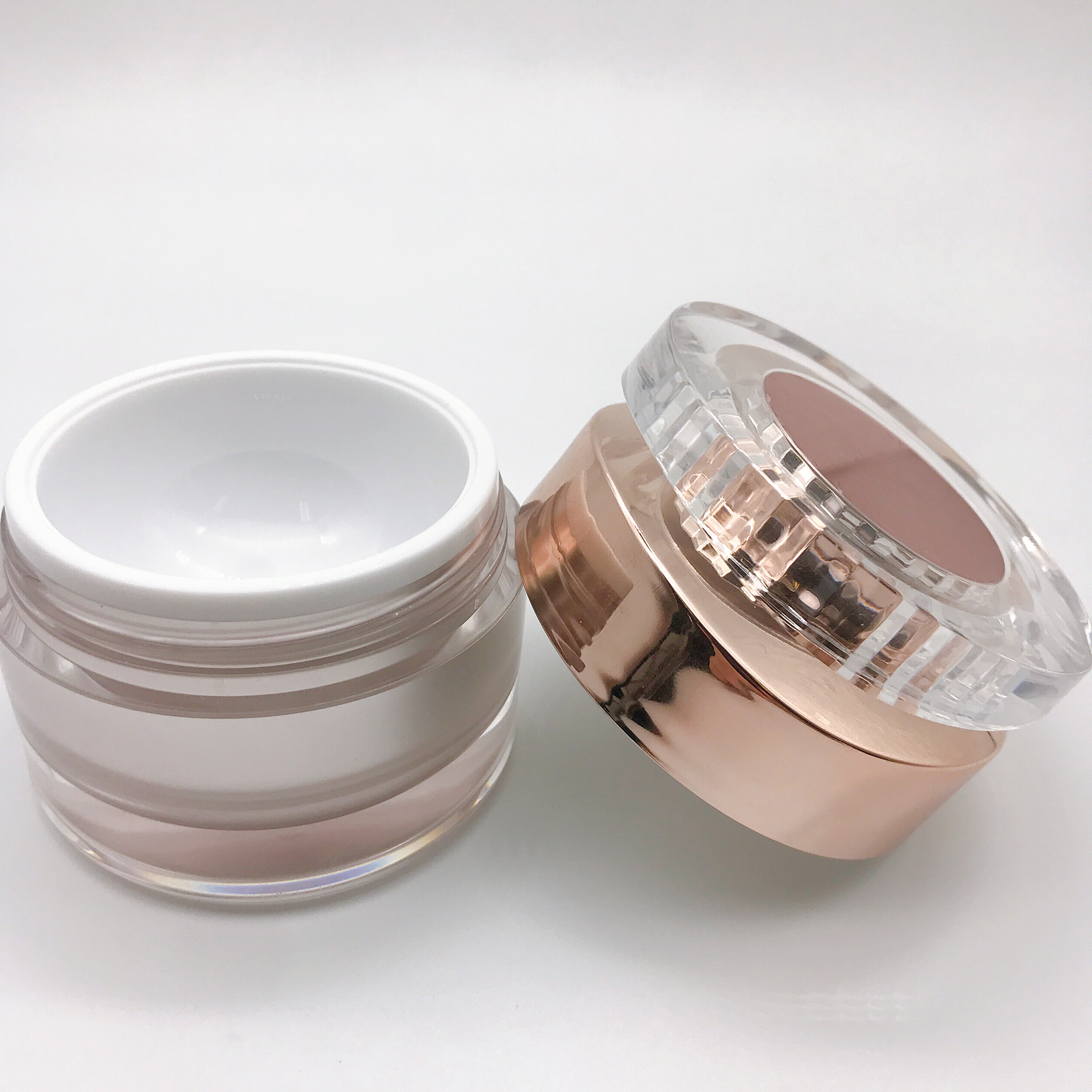 30g Cream Spot Bottle Frosted Glass Bottle