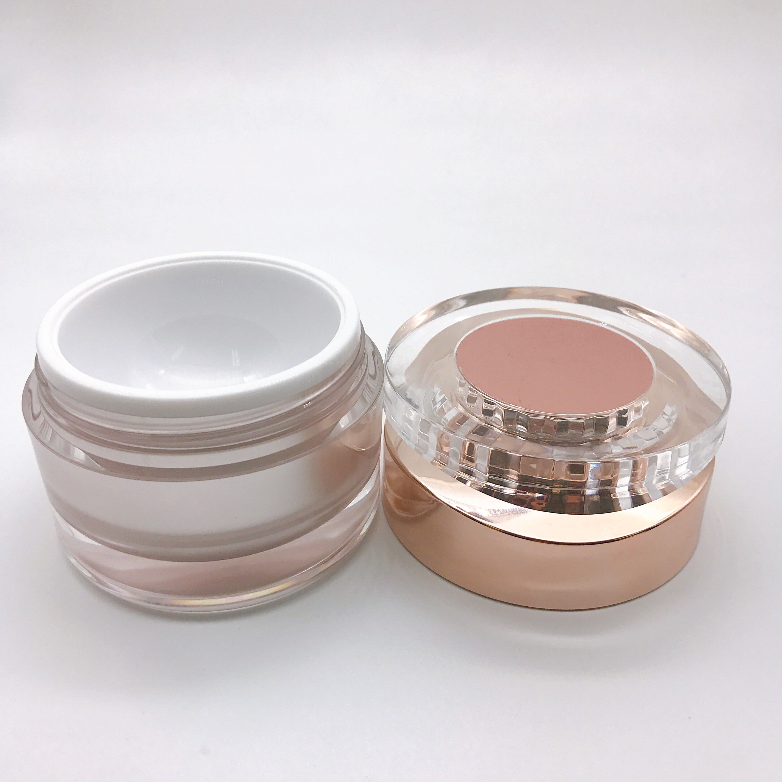 30g Cream Spot Bottle Frosted Glass Bottle