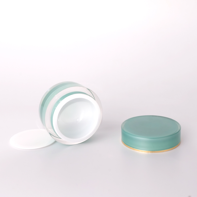 30g Customized Hot Sale 1oz Acrylic Cream pot plastic jar containers for cosmetic packaging#5g/10g/15g/20g/25g/50g available