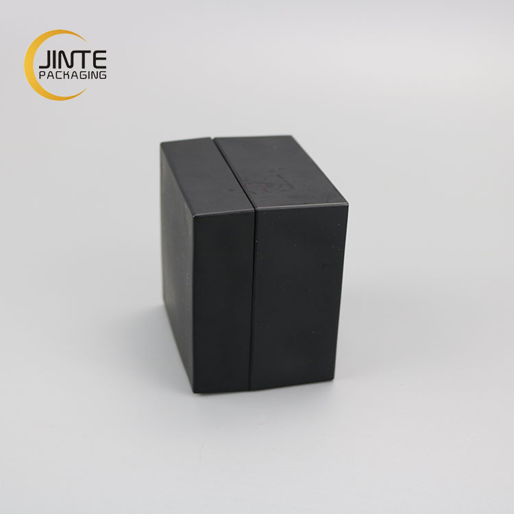 30g New product Matte black Square shape plastic empty cosmetic acrylic jar for cosmetic face cream