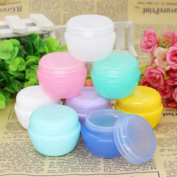 30g Plastic PP jar container with plastic lid cap,facial cream jar,Mushroom sample bottle