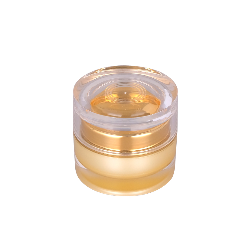 30g Round Low MOQ Kosmetik Cream Pot Luxury Plastic Cosmetic Containers for Creams and Lotions