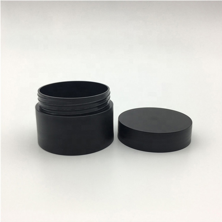 30g Skin Care Cream Packing Acrylic Plastic PP Black Matt Empty Cosmetic Cream Jar