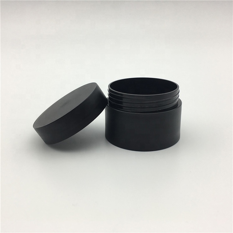 30g Skin Care Cream Packing Acrylic Plastic PP Black Matt Empty Cosmetic Cream Jar