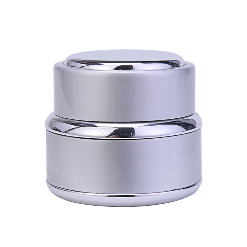 30g White Round Aluminum Cosmetic Jar With Screw Top