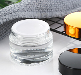 30g amber color glass clay mask jar with black cap 1oz glass cosmetic jars with aluminum cap