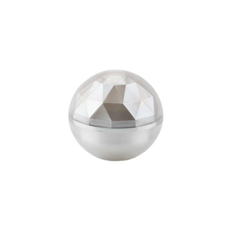 30g ball Shape jar cosmet container with diamond cap/acryliccreamjar
