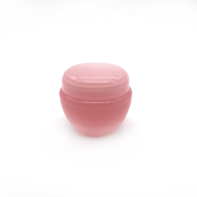 30g cosmetic jar lip balm jar Pink plastic cosmetic jar