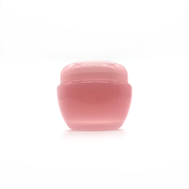 30g cosmetic jar lip balm jar Pink plastic cosmetic jar