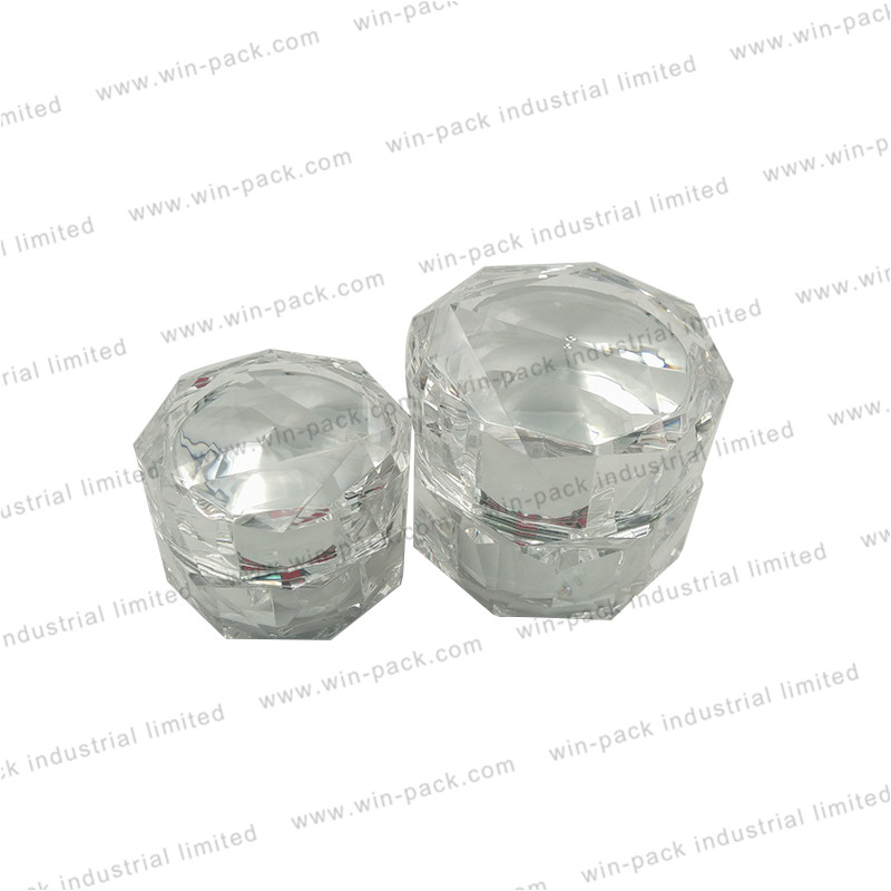 30g cosmetics packing empty luxury clear face cream acrylic jar