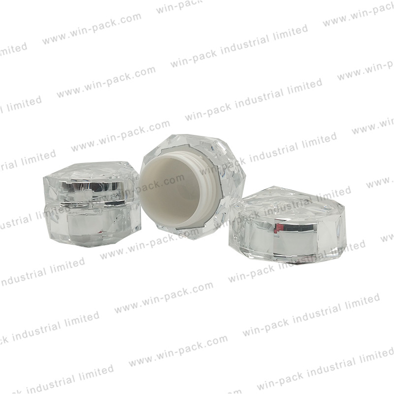 30g cosmetics packing empty luxury clear face cream acrylic jar