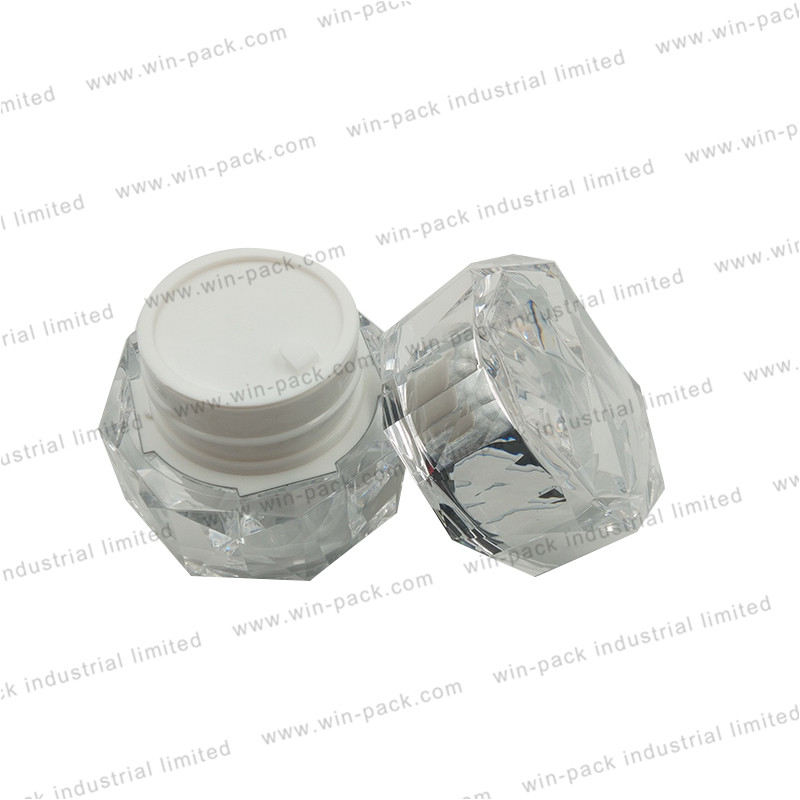 30g cosmetics packing empty luxury clear face cream acrylic jar