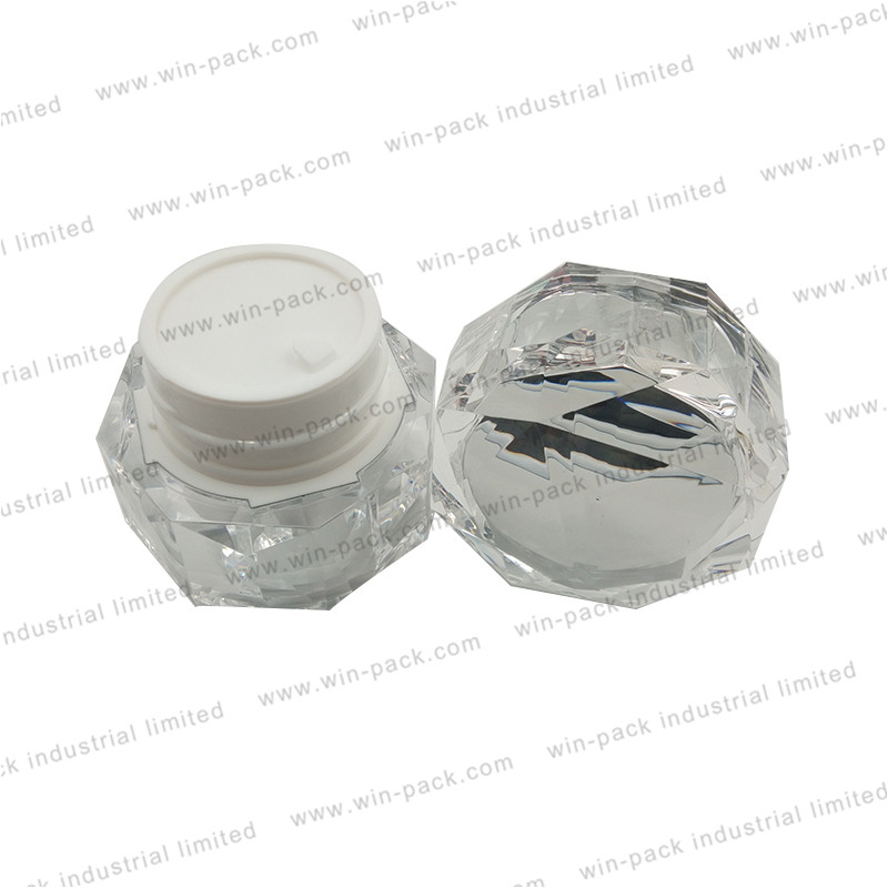 30g cosmetics packing empty luxury clear face cream acrylic jar