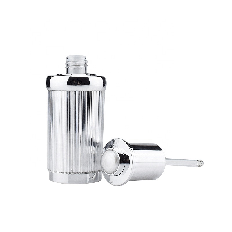 30g custom logo luxury white acrylic makeup container cosmetic cream jar