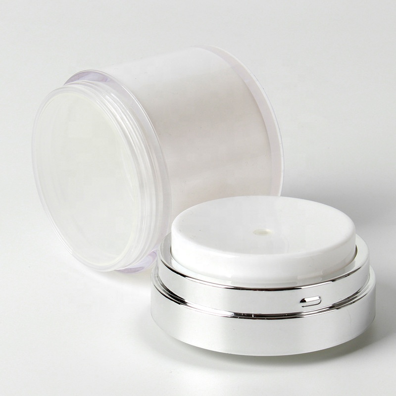 30g custom makeup AS plastic lotion bottle empty cream pump jars