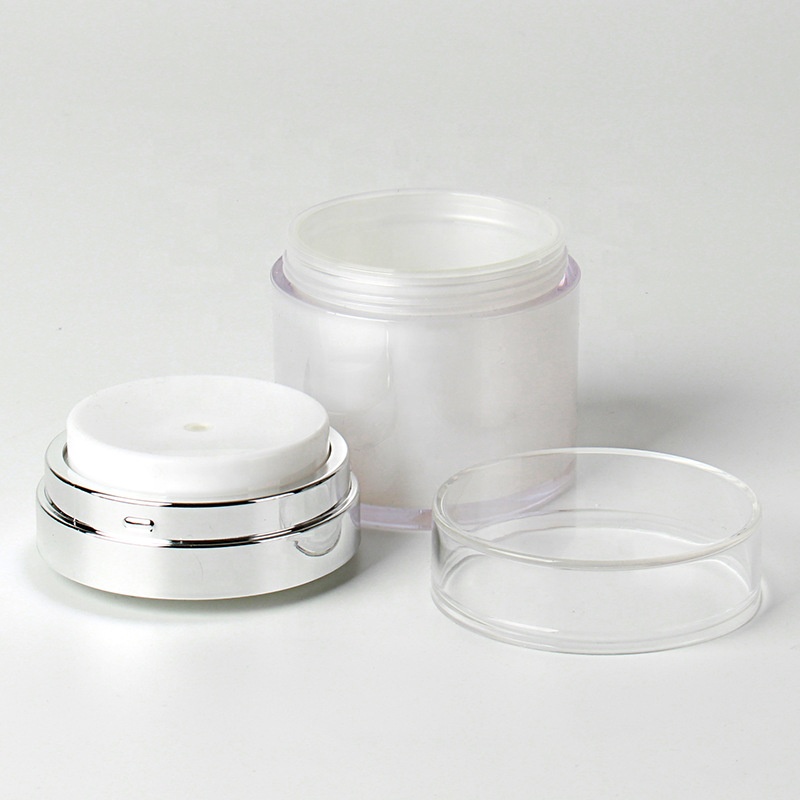 30g custom makeup AS plastic lotion bottle empty cream pump jars