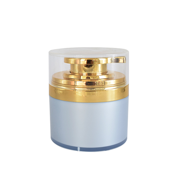 30g customize color airless lotion pump acrylic cosmetic airless pump jar for facial cream