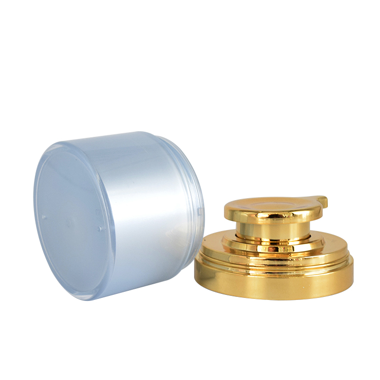 30g customize color airless lotion pump acrylic cosmetic airless pump jar for facial cream