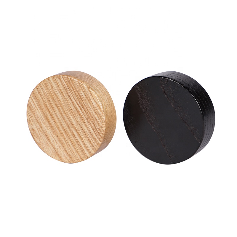 30g eco-friendly skin care custom clear amber frosted glass cream jar with bamboo lid