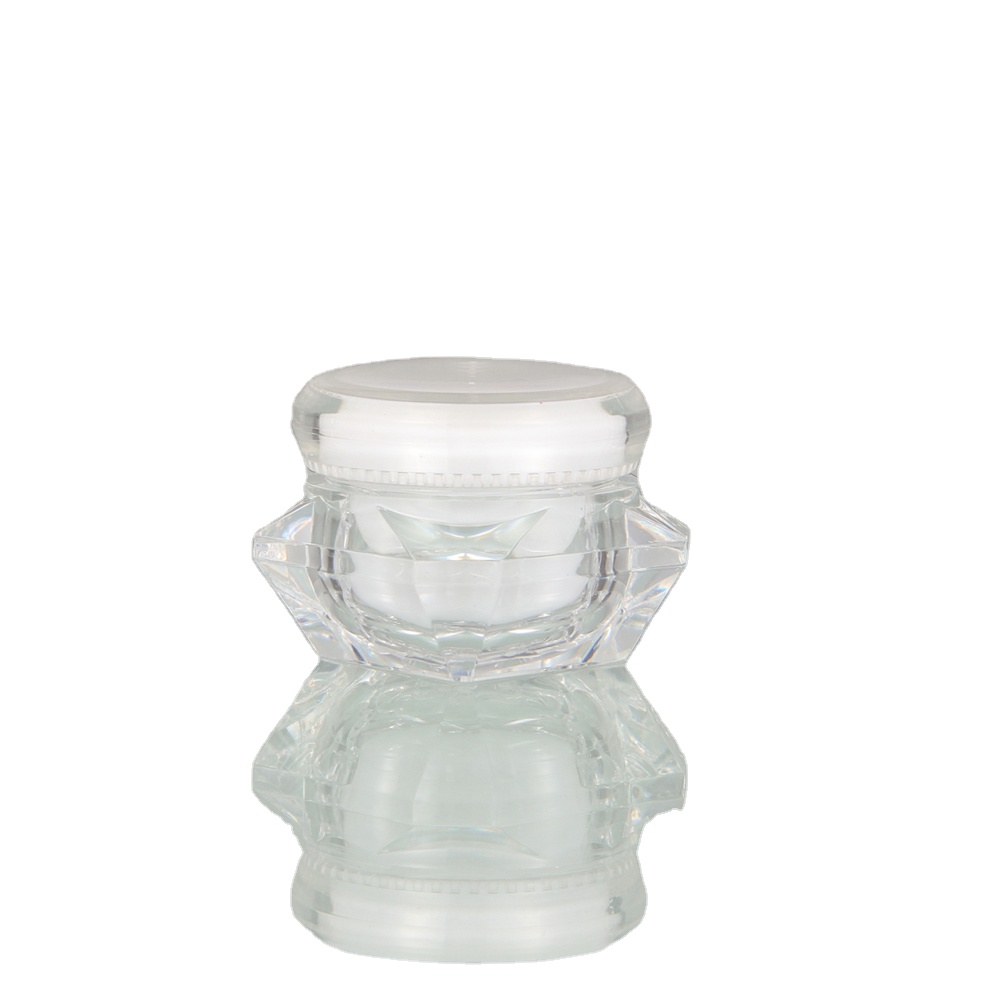 30g empty Cosmetic containers Cream plastic diamond jar with lid