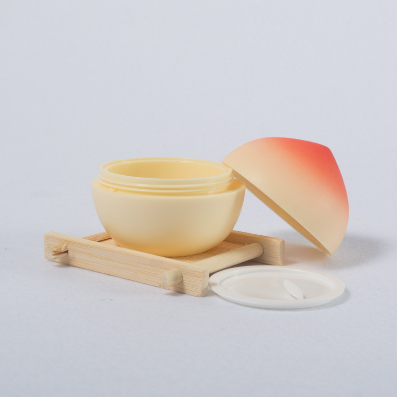 30g empty fruit shape cream jar lemon cosmetic 1oz 1 oz plastic