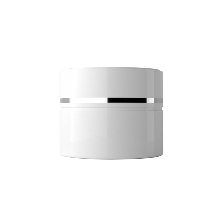 30g empty round PS plastic double wall cream jar