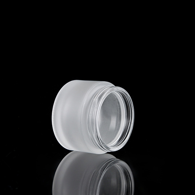 30g frosted glass cosmetic jars facial cream packaging jar
